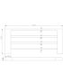 Cora Towel Rack 600mm Matt Black 