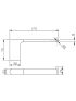 Cora Round Cornered Rectangle Paper Holder Gun Metal