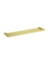 Cora Round Cornered Rectangle Cosmetic Shelf Brushed Gold