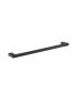Flores Single Towel Rail 800mm Matt Black