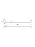 Flores Single Towel Rail 800mm Gun Metal
