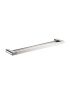 Flores Double Towel Rail 800mm Brushed Nickel