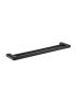 Flores Double Towel Rail 800mm Matt Black