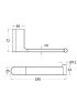 Flores Toilet Roll Holder Chrome