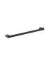 Ceram Single Towel Rail 800mm Matt Black 