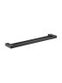 Ceram Double Towel Rail 800mm Matt Black 
