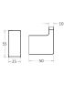 Ceram Robe Hook Brushed Nickel 