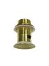 32mm Bathroom Brushed Gold Solid Brass Basin Pop Up Waste With Overflow