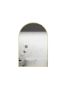 600mm (L) x 900mm (D) Metal Frame Mirror Brushed Gold Arch Framed Mirror