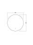 900mm 3 Color Round Backlit LED Mirror Bathroom Makeup Dustproof Smart Touch