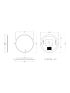 800mm Illuminated Round Bathroom LED Mirror With Touchless Switch 3 Color Lighting