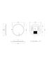 600mm Illuminated Round Bathroom LED Mirror Make Up With Touchless Switch 3 Color Lighting