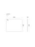 600x465x20mm Quartz Stone Top Gloss White Marble Caesarstone Benchtop