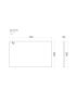 750x465x20mm Quartz Stone Top Gloss White Marble Caesarstone Benchtop