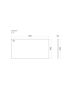 900x465x20mm Quartz Stone Top Gloss White Marble Caesarstone Benchtop