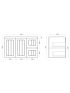 900mm Wall Hung Matte White Linear Surface Bathroom Cabinet With Right Hand Drawers Cabinet Only