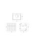 600mm Aria Matte White 2 PAC MDF 2 Drawers Wall Hung Bathroom Vanity With Handle