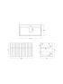 900mm Aria Matte White 2 PAC MDF 2 Drawers Wall Hung Bathroom Vanity With Handle