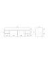 1500mm 2-Door 4-Drawer Wall Hung PVC Gloss White Finish Bathroom Vanity Cabinet Only