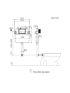 Rubine Concealed 80mm Cistern R&T In Wall Cistern for Floor Pan Only