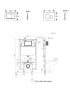 Rubine Concealed 80mm Cistern R&T In Wall Cistern for Wall Hung Pan Only