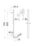 Eden Square Sliding Shower Set Matte Black