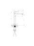 35mm Modern Bathroom Tall Basin Sink Mixer Tap Solid Brass Matte Black