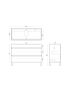 1200mm Freestanding With Legs Bathroom Vanity Matte White Finish High density Cabinet Only with 2 PAC finish