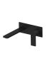 Ruki Wall Basin Mixer Matt Black