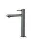 Otus Slimline SS Highrise Basin Mixer Gun Metal
