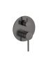 Otus Slimline SS Wall Diverter Mixer Trim Kits Gun Metal 