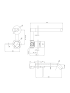 Otus Slimline SS Wall Basin Mixer Separate Back Plate Trim Kits Chrome