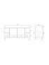 1500mm 2-Door 4-Drawer Freestanding With Legs PVC Gloss White Finish Bathroom Vanity Cabinet Only