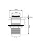 32mm Bathroom Chrome Solid Brass Basin Pop Up Waste No Overflow
