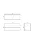 1200mm Wall Hung Bathroom Vanity Matte White Finish PVC Vacuum Filmed Cabinet Only